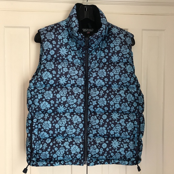 ❤️ HOST PICK! *** RALPH LAUREN POLO JEANS DOWN VEST - Picture 2 of 6